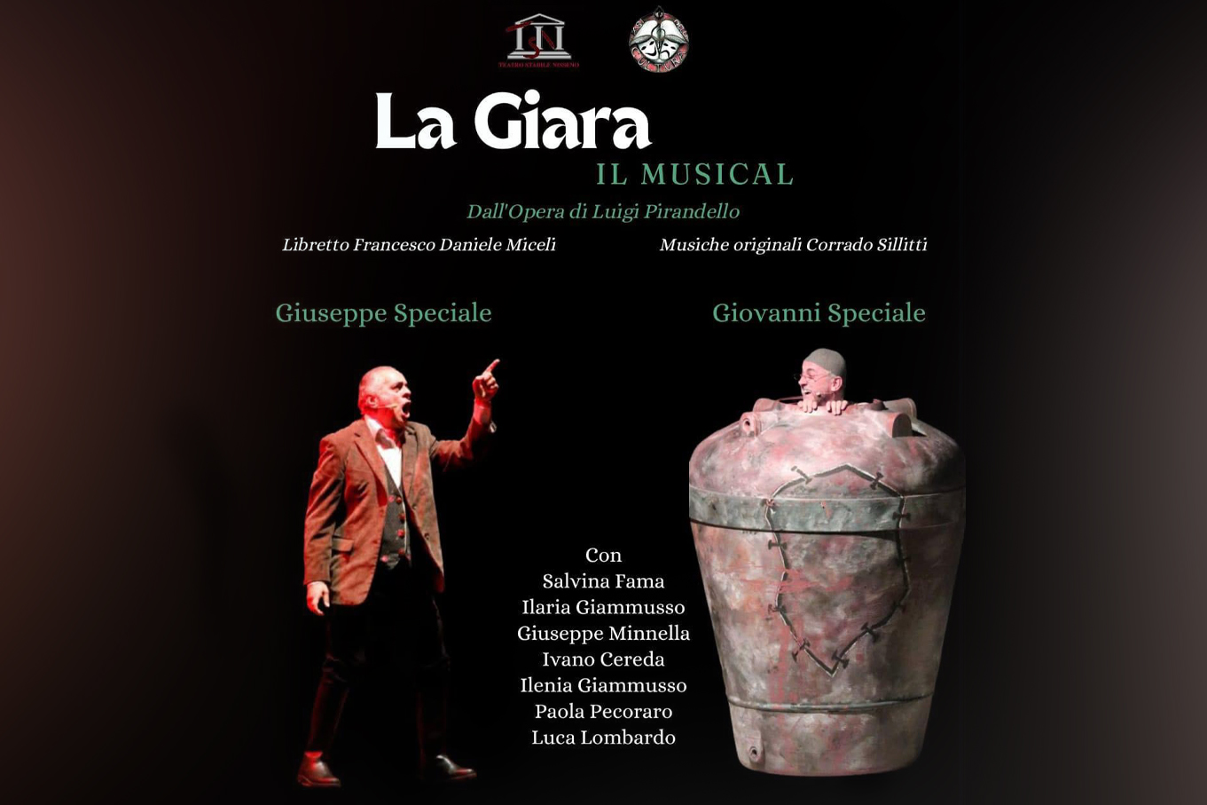 Spettacolo Musicale La Giara che si terrà a Castel di Tusa il 10 Luglio 2026